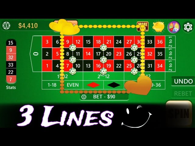 ✌️ Roulette 3 Lines Super Betting Strategy to Win | Roulette Strategy to Win