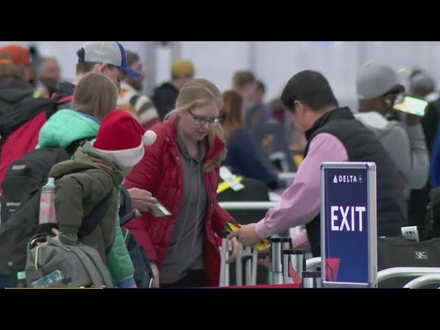 Post-Christmas travel rush begins at MSP Airport