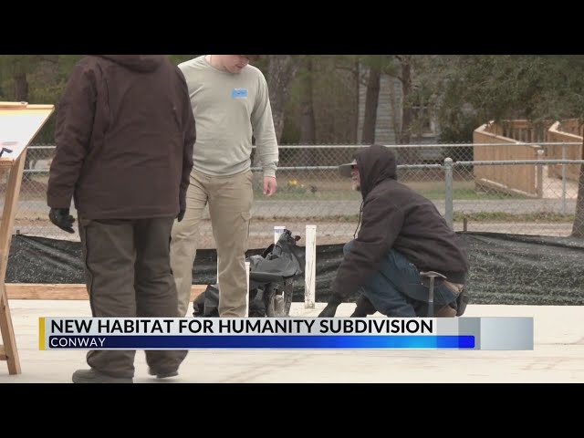 Habitat for Humanity breaks ground on affordable housing neighborhood in Conway