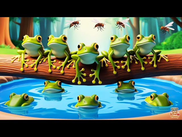 Five Little Speckled Frogs 🐸 | Fun Kids Songs & Nursery Rhymes | Sing & Dance!