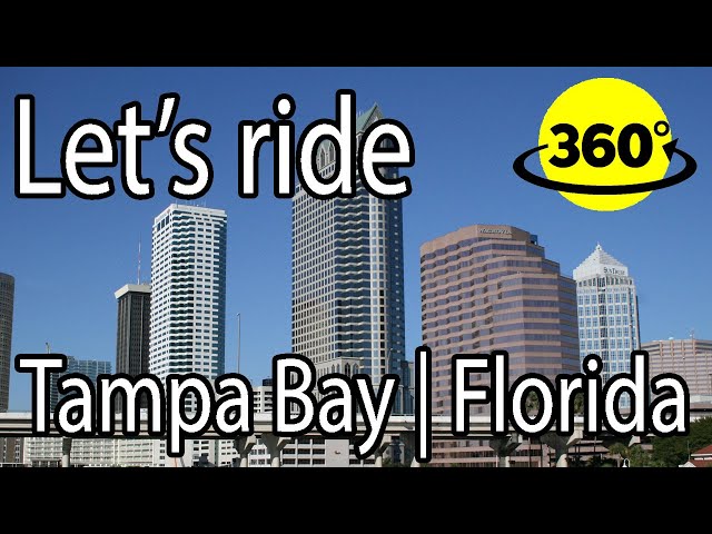 360° Video | No Lighting was found! We drive around beautiful Tampa Bay Florida | Bonus Cruise Ships