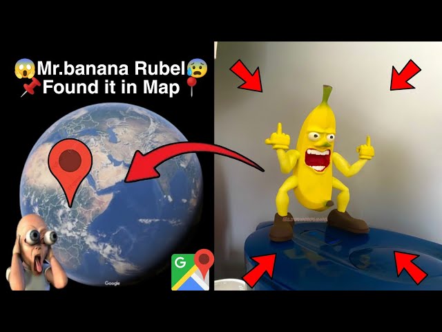 🍌😰Mr.banana Rubel Real? 📌Found it in Map📍#viralvideo #googleearth #googlemaps #scary #map