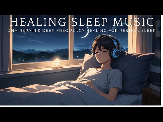 🌙 528Hz Healing Sleep Music | DNA Repair & Deep Frequency Healing for Restful Sleep 🌙