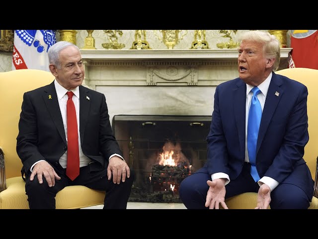 IN FULL: Donald Trump meets with Benjamin Netanyahu