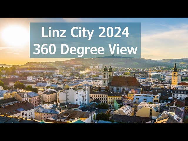 Linz Austria - Zentrum: Insta360 X4 360 degree View 4k UHD