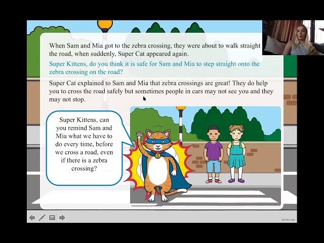 Super Cat Road Safety Story by Ms. Lesley