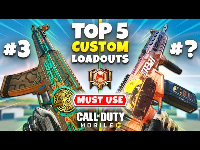 TOP 5 UNDEFEATED Custom Loadouts In Season 1 Battle Royale | COD Mobile | Best Gunsmith Builds (BR)