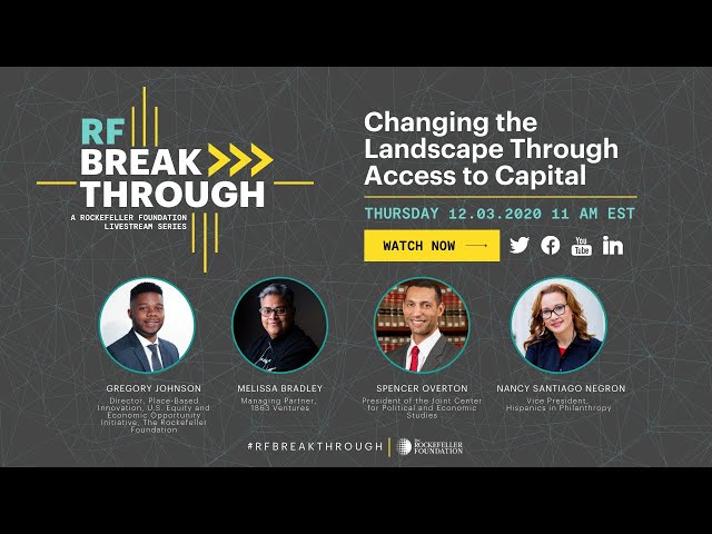 #RFBreakthrough l Changing the Landscape Through Access to Capital