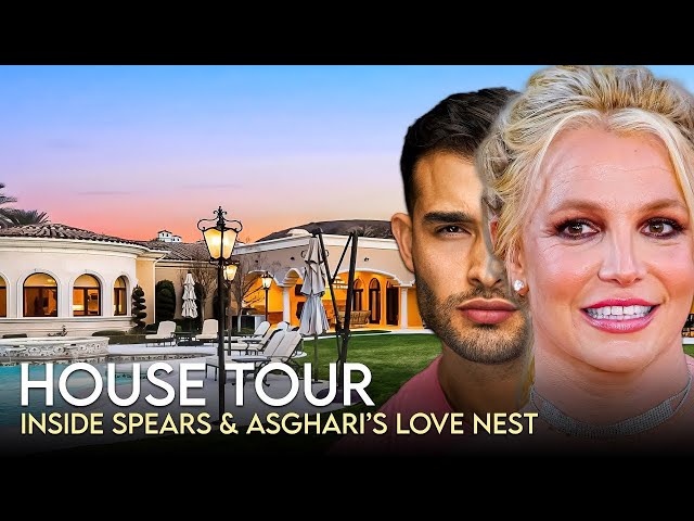 Britney Spears & Sam Asghari | House Tour | $12 Million Calabasas Mansion & More