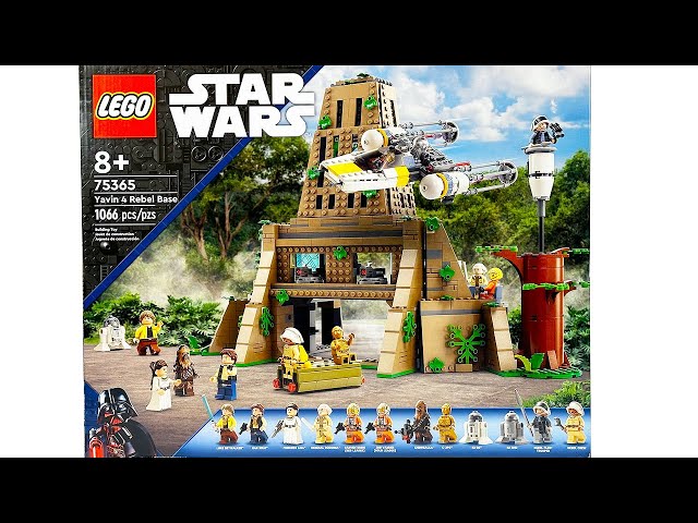 LEGO Star Wars Yavin 4 Rebel Base (75365) Review!