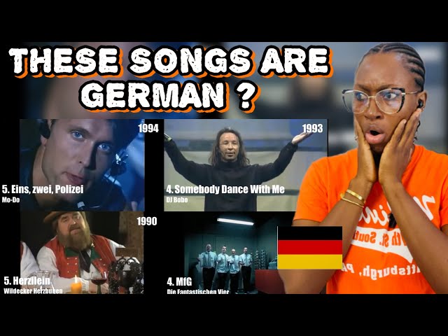 American reacts to Most Popular German Songs From 1990 to 1999