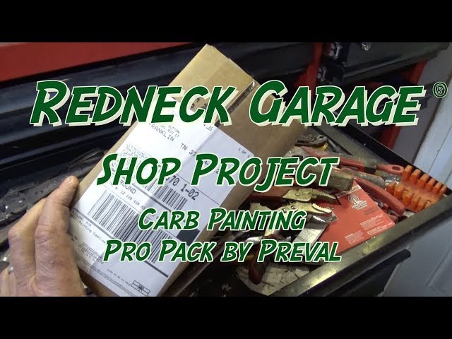 Painting with Preval  Pro Pack - Gravely Paint - Orange or Red