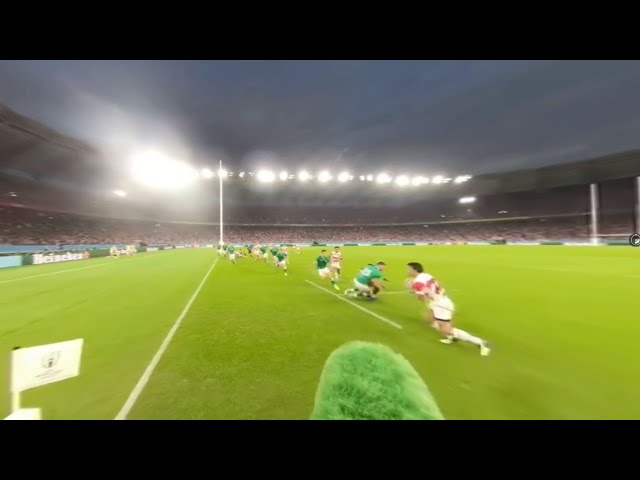 〈 360°映像 〉 福岡堅樹 / アイルランド戦トライ【ラグビーワールドカップ】