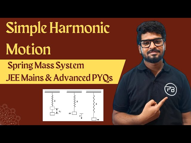 Simple Harmonic Motion | Spring Mass System | JEE Mains & Advanced