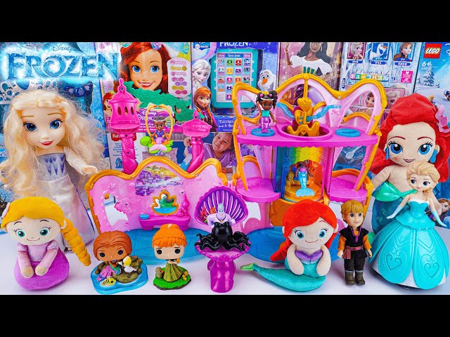 Disney Frozen Toys Collection Unboxing | Disney Junior Ariel Atlantica Adventures Palace