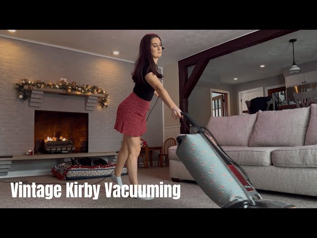 Using Vintage Kirby Heritage II to Vacuum My Cozy Living Room | Relaxing Vacuum Cleaner Sounds