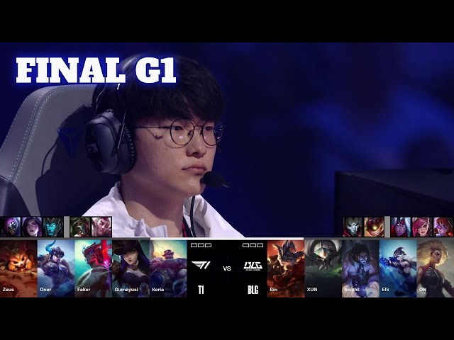 T1 vs BLG - Game 1 | Grand Final LoL Worlds 2024 | T1 vs Bilibili Gaming G1 full