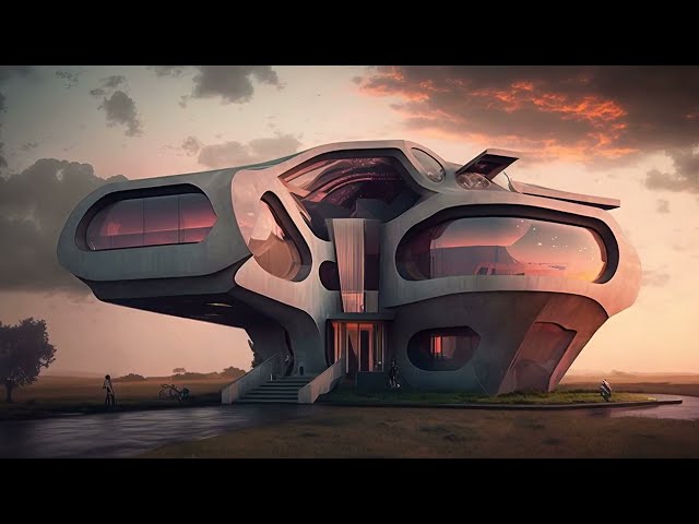 Futuristic House Designs made by Midjourney (AI)