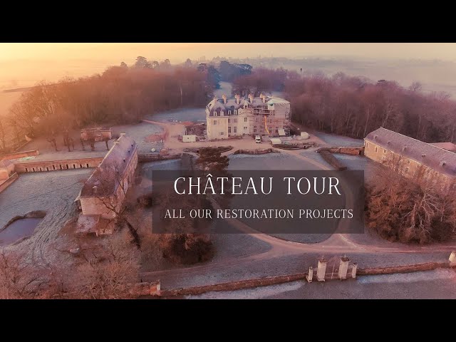 FULL TOUR: Château restoration projects + we've been keeping a secret!