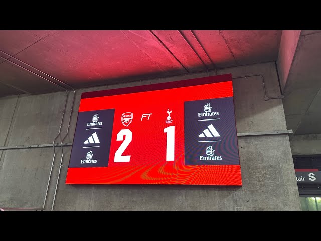 Come To The Game With Me: Arsenal V Tottenham 2-1 15/1/25 POV Vlog Watch Along Experience