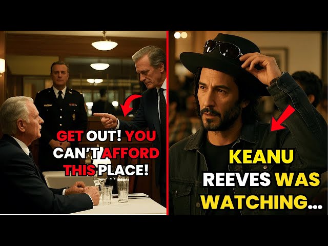 Elderly Veteran Shamed at Luxury Restaurant—Then Keanu Reeves Takes a Stand!