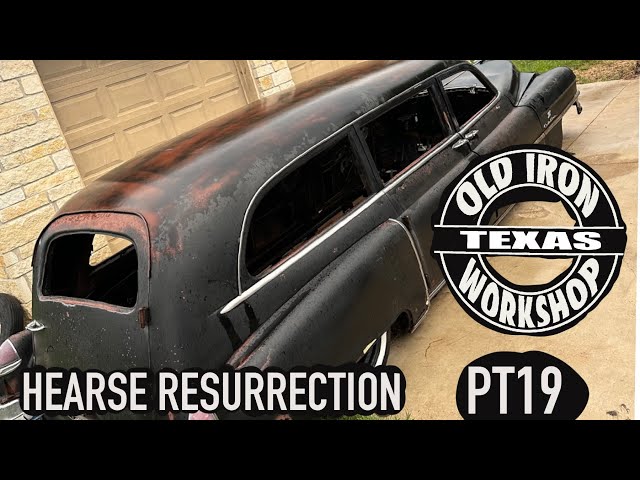 Building a transmission tunnel on the 1950 Cadillac Hearse resurrection