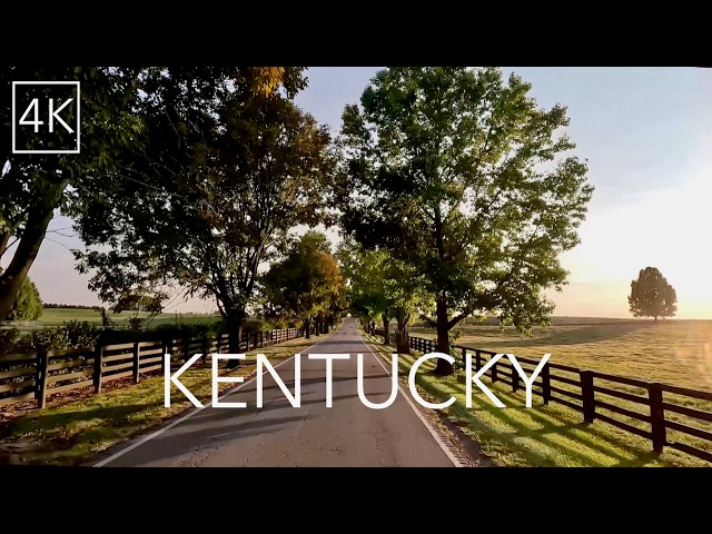 Kentucky Countryside Scenic Drive 4K - Driving the Bourbon and Horse Capital of the World