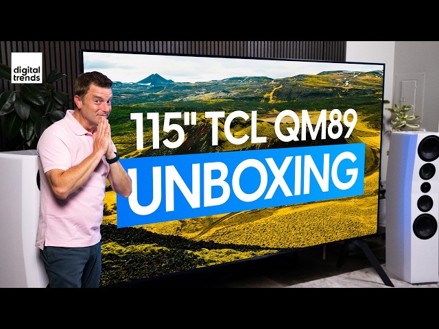 Unboxing the Biggest TV Ever | TCL 115-Inch QM8