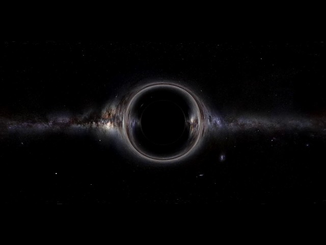 Simulation of a Schwarzschild Black Hole