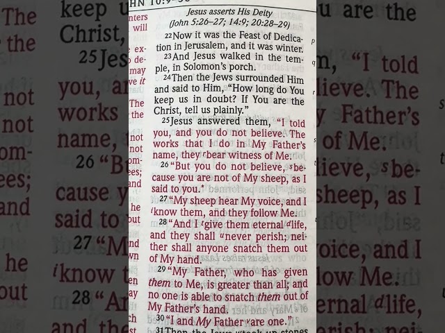 John 10:19-28 #jesus