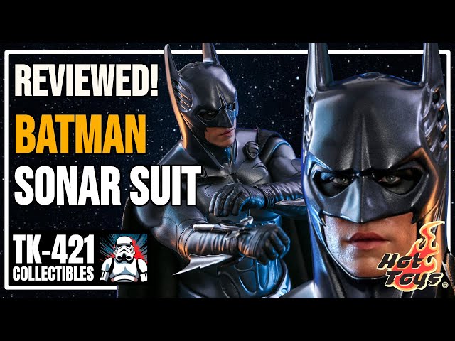 Hot Toys BATMAN (SONAR SUIT) MMS593 Batman Forever Unboxing and Review