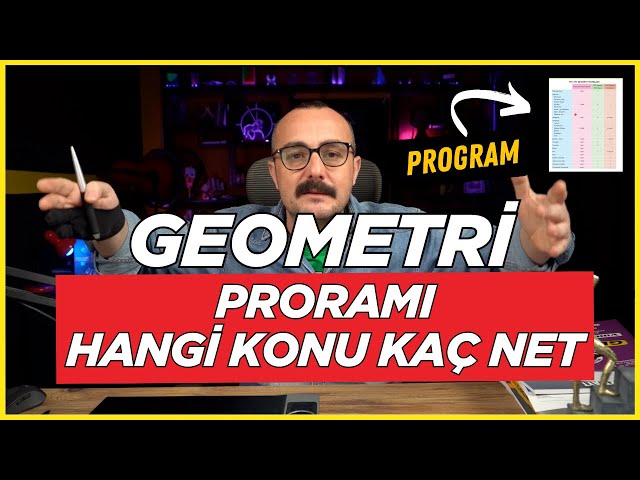 Geometri Planlaması - Konu soru dağılımları - Nasıl  Çalışılmalı?