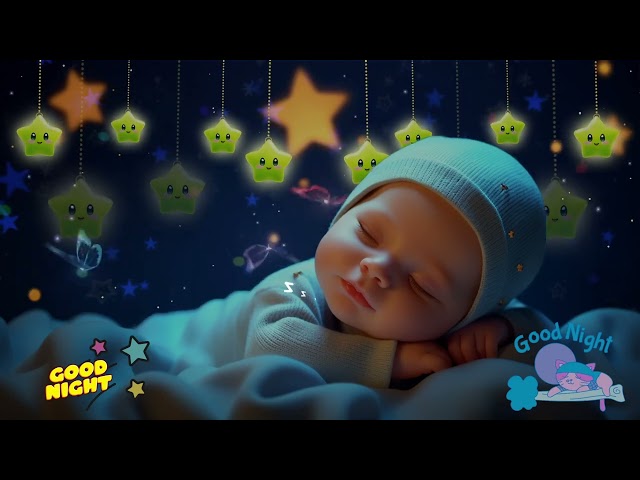 Soothing Lullaby for Babies 🎵 Mozart & Brahms Sleep Music 🌙 Overcome Insomnia