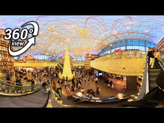 Korea 360 VR 🇰🇷 Christmas Wonderland: Must-See Stunning Mall Decorations | Where is here?