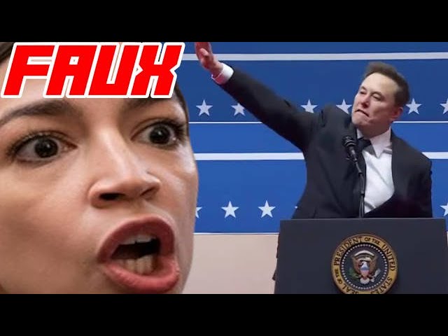 AOC Falsely Accuses Elon Musk of Making Nazi Salute at Inaugural Rally