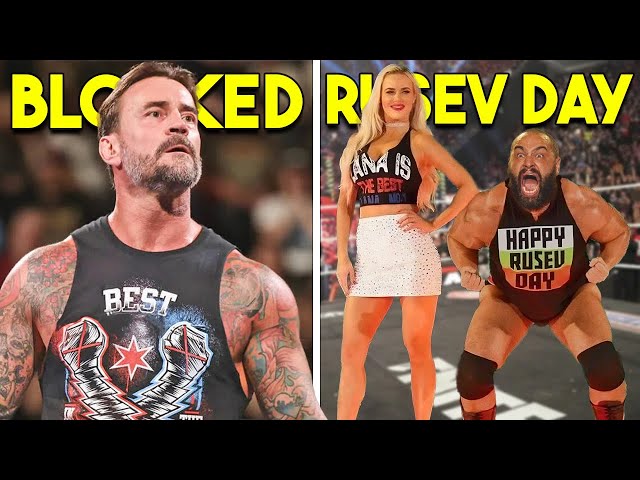 WWE BLOCK CM PUNK PLANS...RUSEV DAY BACK WWE?...HHH SURPRISE...Jacob Fatu Wholesome...Wrestling News