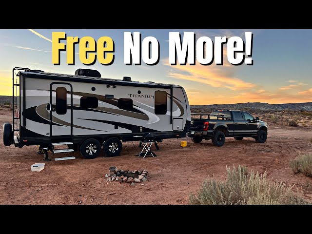 BIG Changes in Moab Utah Boondocking by Arches National Park