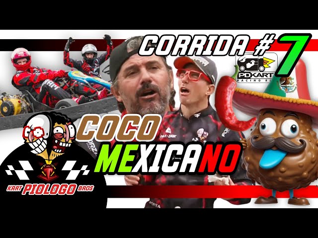 KART PIOLOGO BROS 7 - DUAS CORRIDAS, PERDEU Come COCO MEXICANO no PD-KART #PDKART