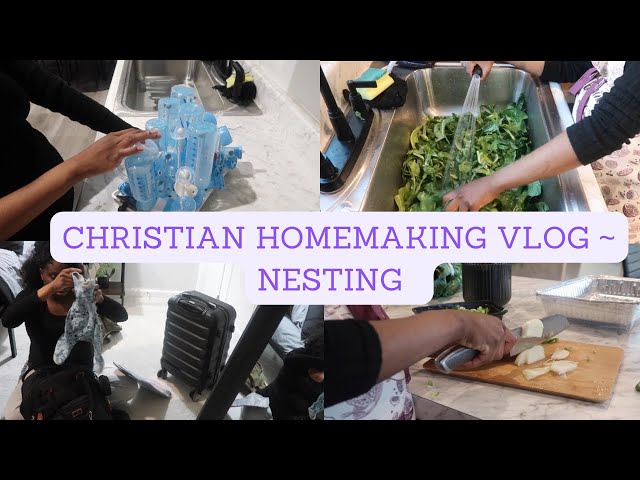 CHRISTIAN HOMEMAKING| NEST WITH ME | HOSPITAL BAG