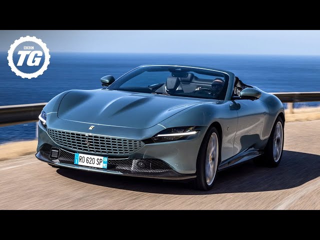 FIRST DRIVE: 612bhp Ferrari Roma Spider | Top Gear REVIEW