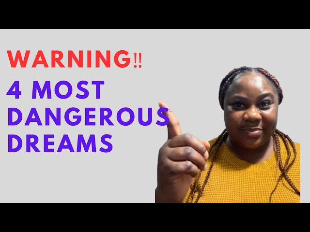 WARNING !! 4 Most Dangerous Dreams | BE AWARE of this