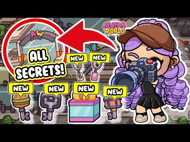 **REVEALING** ALL SECRETS IN SPOTLIGHT STREET UPDATE + FREE NEW GIFTS & MORE AVATAR WORLD 😯🤩