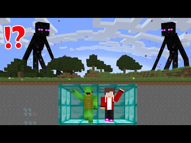 EndermanEXE VS Mikey and JJ Underground bunker!