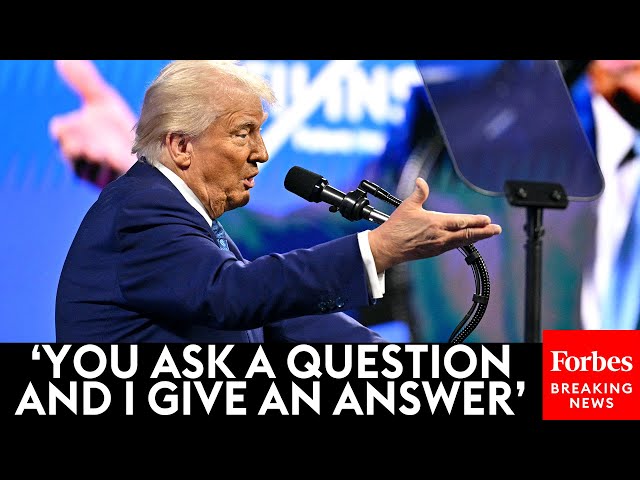 BREAKING NEWS: Trump Takes Multiple Questions At FII Institute’s PRIORITY Summit In Miami, Florida