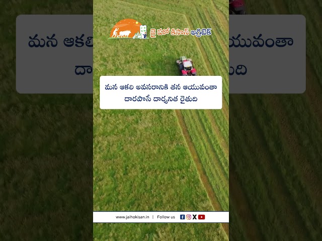 JHK Farmer Quote | Motivational quotes Telugu II Inspirational Quotes II Telugu Quotes | @JaiHoKisan