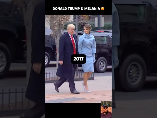 Donald Trump & Melania Trump 2017 vs 2025! #donaldtrump #melaniatrump #trump #trumpnews #shorts #fyp