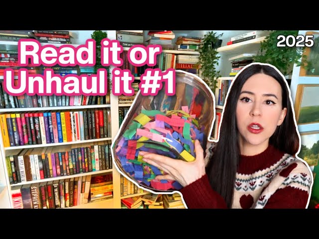 Reading My Physical TBR for 2025! || Read it or Unhaul it Vlog #1