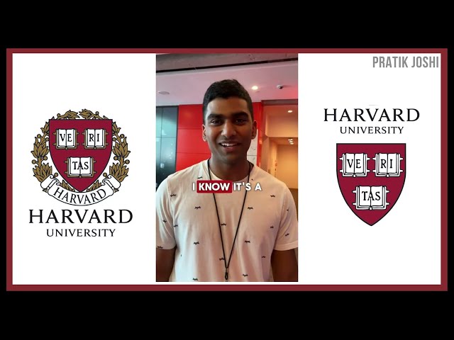 Best Advise to get into HARVARD University | Student Review | Pratik Joshi