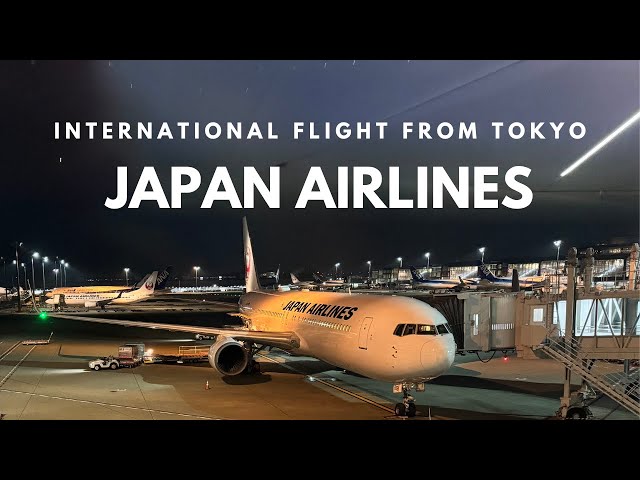 Japan Airlines Overnight Flight B767 🇯🇵 Flight from Tokyo Haneda Airport to Singapore