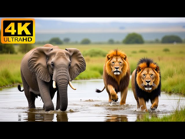 4K African Wildlife: Nairobi National Park - Real Sounds of Africa - 4K Video Ultra HD